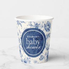 Chá de Bebê Floral em Azul Something Blue Toile de