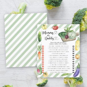 Chá de bebê local - jogo da mamãe ou papai