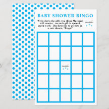 Chá de Bebê Menino Bingo