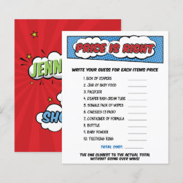 Chá de Bebê Menino Super-Herói de História em Quad