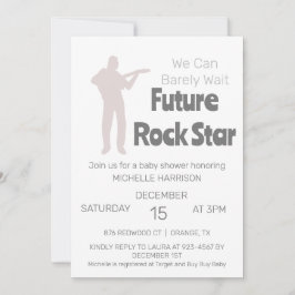 Chá de Bebê Neutro 'Mal Podemos Esperar' Convite