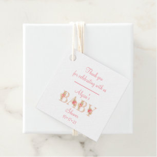 Chá De Bebê Obrigado Etiquetas