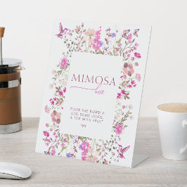 Chá de Bebê Pastel Chic Rosa Rubi Bar Mimosa Festa