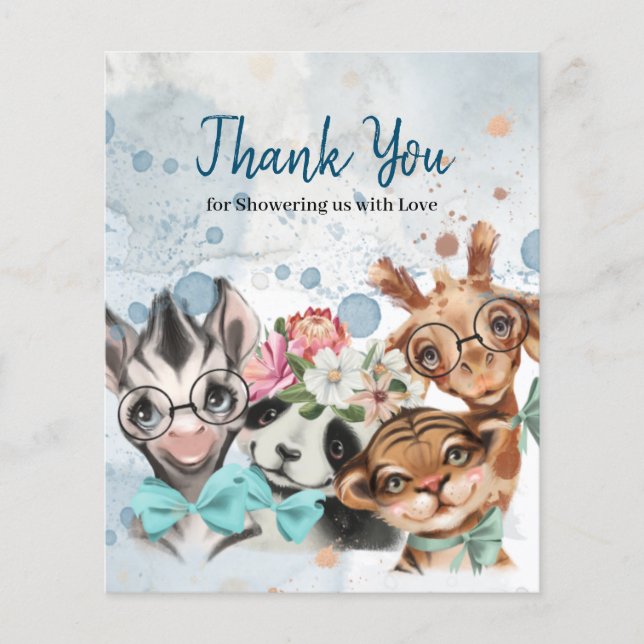 Chá de bebê Safari wildone (Frente)