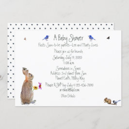 Chá de coelho Whimsical: convites