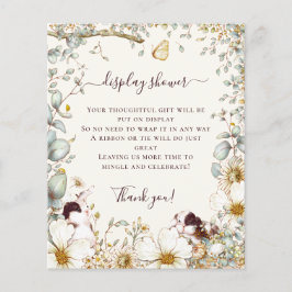 Chá de Exibição de Bebê de Moça de Coelhinhos de O