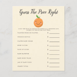 Chá de fraldas Amarelo Cutil Adivinha O Preço