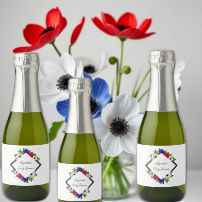 Chá de fraldas Anemone de Panda Patriótico (Criador carregado)