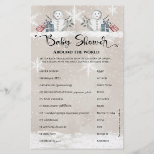 Chá de fraldas ao redor do Chá de fraldas mundial 