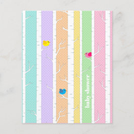 Chá de fraldas Arco-Íris de Floresta Marinha