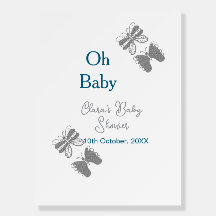 chá de fraldas azul-borboleta-cinza oh bebê texto 