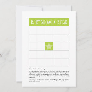 Chá de fraldas Bingo - Verde