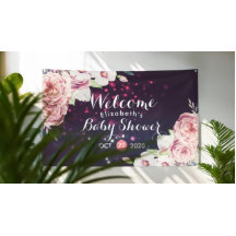 Chá de fraldas Chic Boho Floral Feenas Borgonha Ve