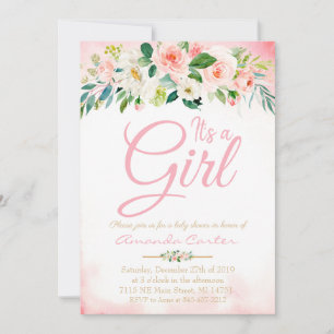 Chá de fraldas convite é chá de fraldas de menina