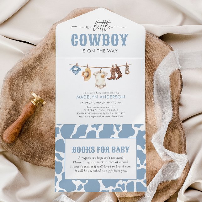 Chá de fraldas Cowboy (Criador carregado)