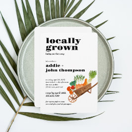 Chá de fraldas crescido localmente | Convite | Mín