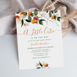 chá de fraldas-cutia de citrinos laranja