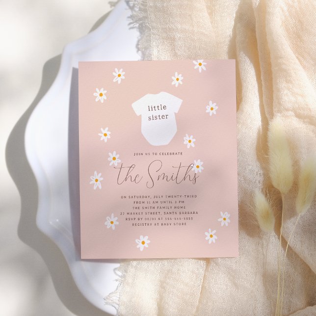 Chá de fraldas da Pequena Irmã Boho da Daisy Flowe (Criador carregado)