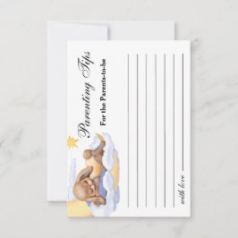 Chá de fraldas da placa de resposta