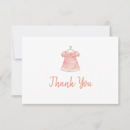 Chá de fraldas de 3,5" x Cartões de agradecimentos