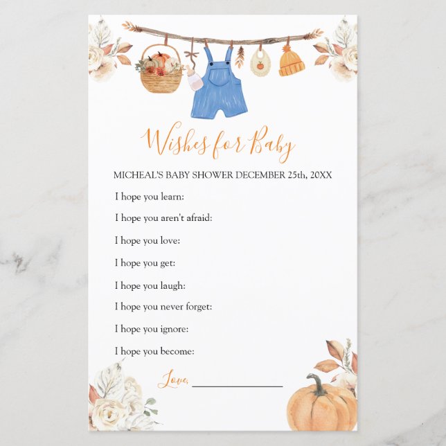 Chá de fraldas de abóbora de roupas masculinas des (Frente)