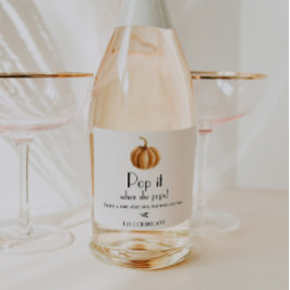 Chá de fraldas de abóbora quando ela Pop