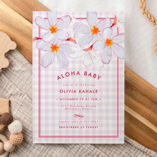 Chá de fraldas de Aloha Floral Puro e Tropical