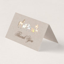 Chá de fraldas De Animais De Exploração Agradecemo