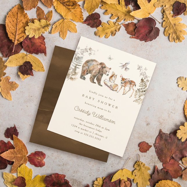 Chá de fraldas de Animais Florestais Orçamentais (Criador carregado)