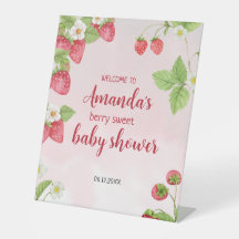 Chá de fraldas de Aquarela de Morango doce
