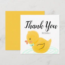 Chá de fraldas de Aquarela de Pato de Borracha Obr