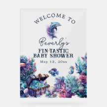 Chá de fraldas de Aquarela Russa Moderna Fintástic