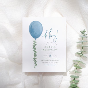 Chá de fraldas de Balão Eucalyptus