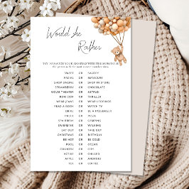 Chá de fraldas De Balões De Espera Brancos Ela Pre