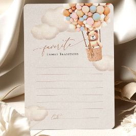 Chá de fraldas de Balões de Urso de Tradições Fami