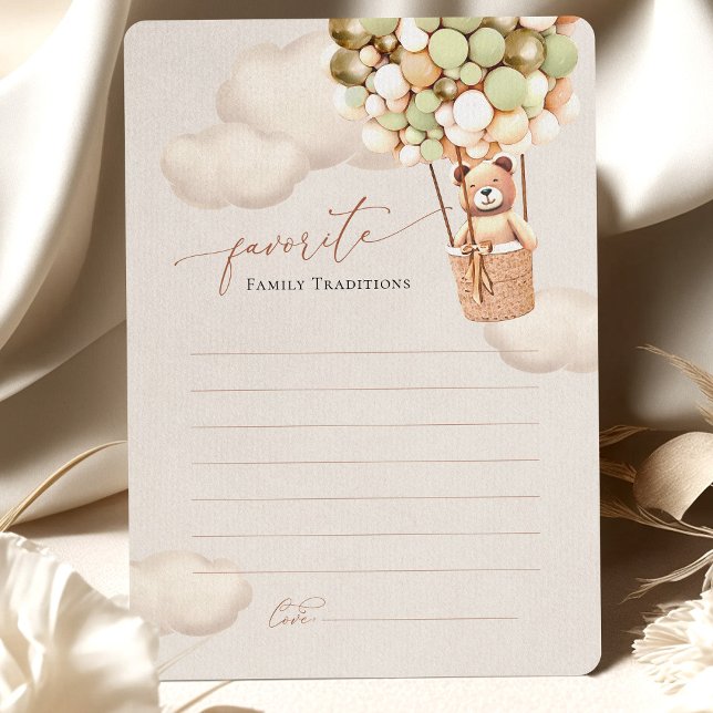 Chá de fraldas de Balões de Urso de Tradições Fami (Criador carregado)