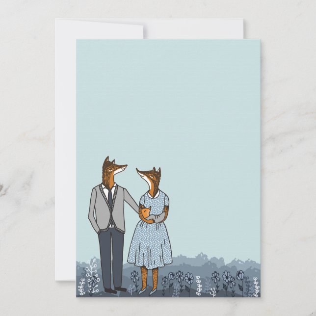 Chá de fraldas de Boas-Vindas / Anúncio do Baby Bo (Frente)