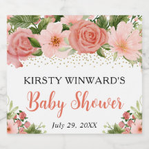 Chá de fraldas de Boho Boho Rosa Rosa Rosado