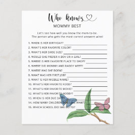 Chá de fraldas de borboletas, que conhece melhor a