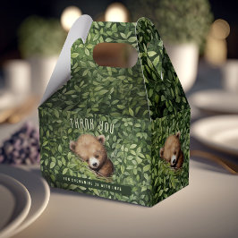 Chá de fraldas de caixa de presente de favorito do
