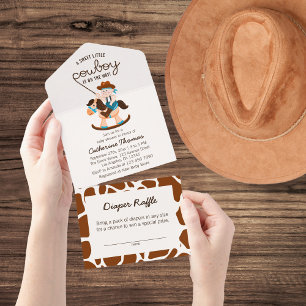 Chá de fraldas de Carneiros Rochosos do Cowboy Oci
