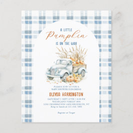 CHÁ DE FRALDAS de Carro de Pumpkin Blue