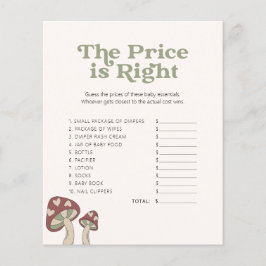 Chá de fraldas De Cogumelo Bonito - Jogo - Adivinh