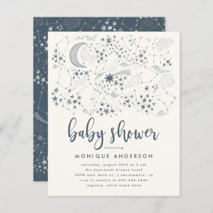 Chá de fraldas de Constelação de Noite Estrelada d