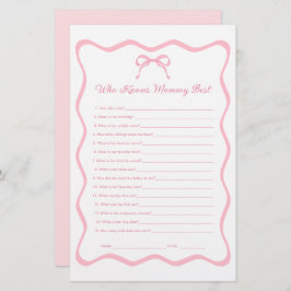 Chá de fraldas de coquete do arco que conhece o me