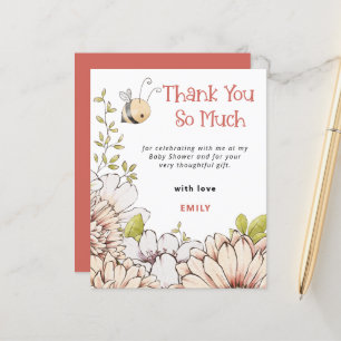 Chá de fraldas de Coral de Bumblebee de Orçament