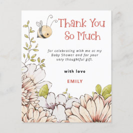 Chá de fraldas de Coral de Bumblebee de Orçamento