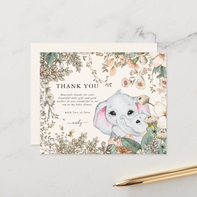 Chá de fraldas de Creme de Elefante Orçamental Obr (Frente/Verso In Situ)