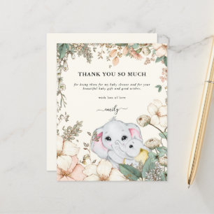 Chá de fraldas de Creme de Elefantes Orçamentários