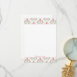 Chá de fraldas de Deco de Arte Rosa Obrigado Notas